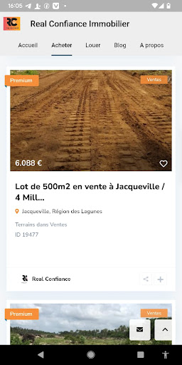 Real Confiance Immobilier Screen 2