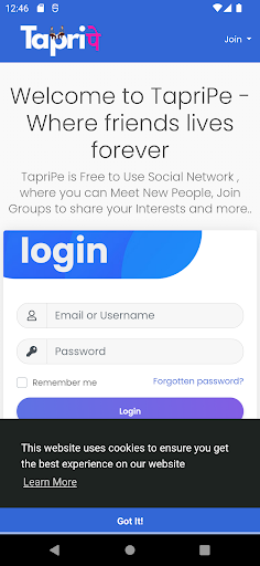 TapriPe Screen 2