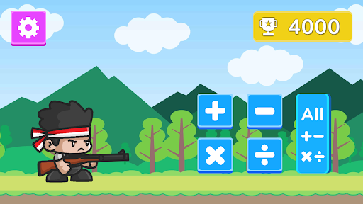 Android application Math Monster screenshort
