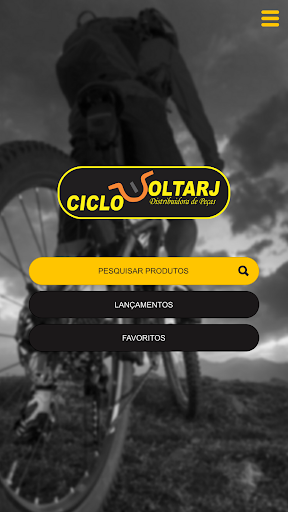 Android application Ciclovolta screenshort