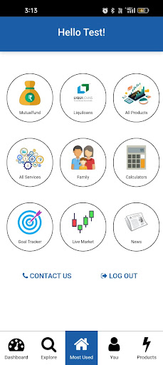Android application 24 Invest screenshort