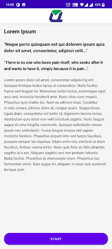 Android application iPresto screenshort
