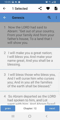 New King James Holy Bible Screen 2