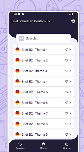 Android application Brief Schreiben Deutsch B2 screenshort