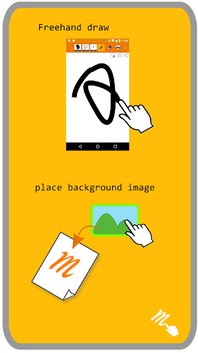Android application mm - Simple Hand-paint app screenshort