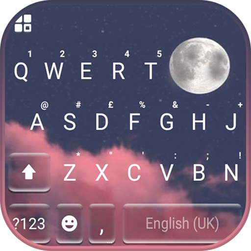 Aesthetic Night Keyboard Backg logo