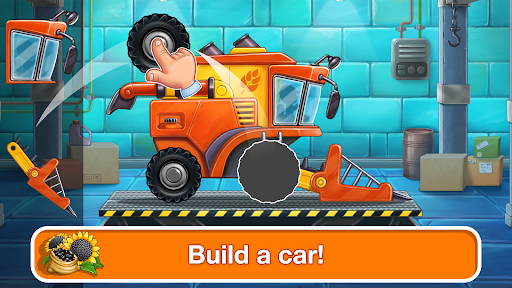 Tractor, car: kids farm games 1