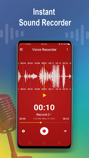 Android application Voice Recorder – HD Sound screenshort