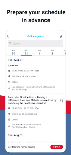 Screenshot of BIG 5G Event