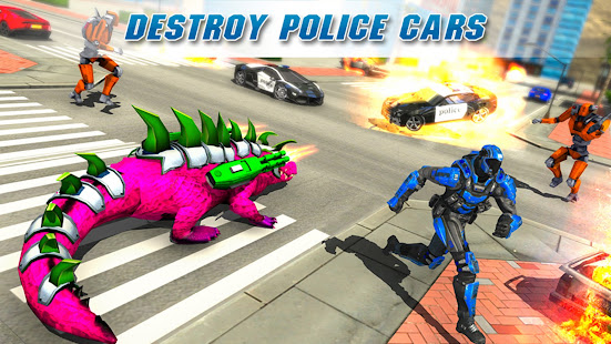 Crocodile Robot Car Game 3d 1.47 screenshots 9