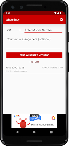 Android application WhatsEasy screenshort