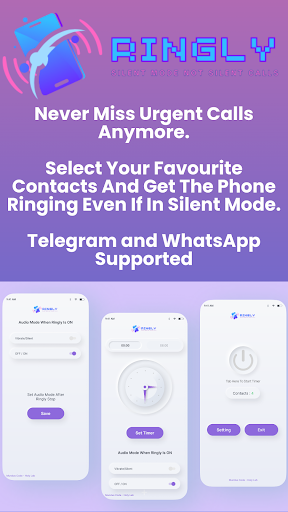 Android application RingLy Silent Whatsapp Ringer screenshort