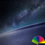 Cover Image of डाउनलोड Desert Night Theme For Xperia  APK