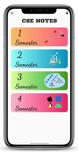 Android application CSE Notes screenshort