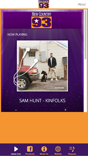 Android application New Country 93.3 screenshort