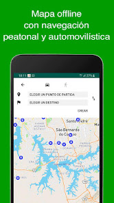 Captura de Pantalla 2 Mapa de Sao Paulo offline + Gu android