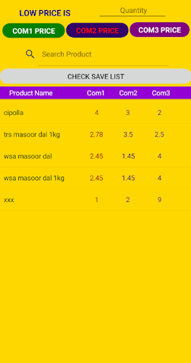 Price Checker Screen 3