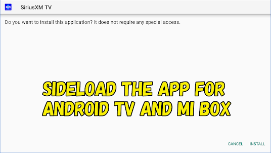 Mibox APK installer Android TV