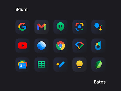 iPear Black Icon Pack v1.2.6 APK Patched