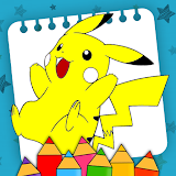 Poke Monsters Coloring Game icon