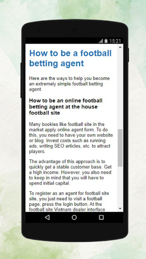 Become A Football Agent