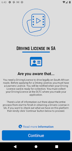 Android application License Handi Tips screenshort