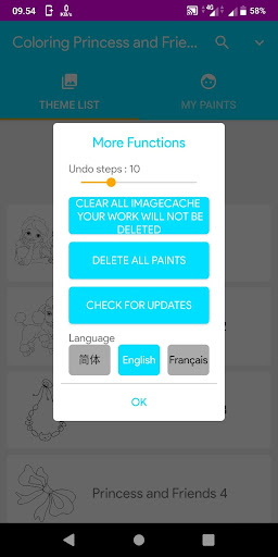 Coloring Princess and Friends