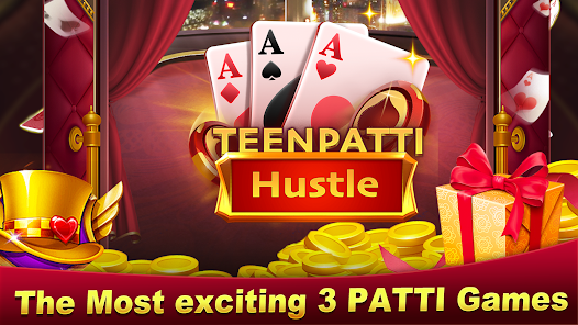 Teen Patti Hustle: Patti game 6.0.0 APK + Mod (Unlimited money) إلى عن على ذكري المظهر