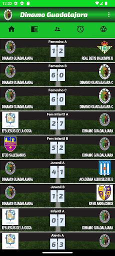 Android application Dinamo Guadalajara screenshort