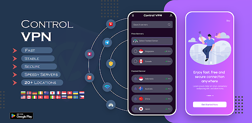 Control VPN – Secure VPN Proxy Screen 3