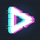90s - Glitch VHS & Vaporwave Video Effects Editor icon