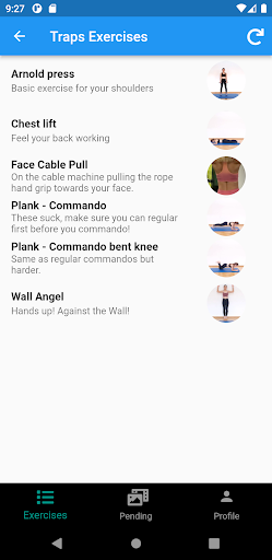 YourTrainer Screen 2