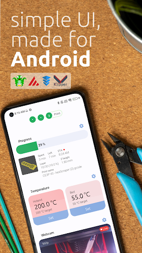 Android application OctoApp: OctoPrint & Klipper screenshort