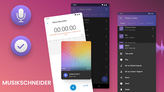 Musik-Schneider Audio-Cutter Capture d'écran