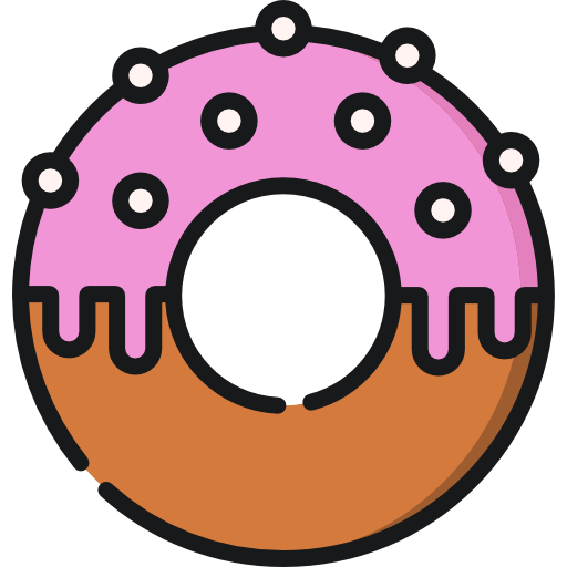 Freshly cooked donut