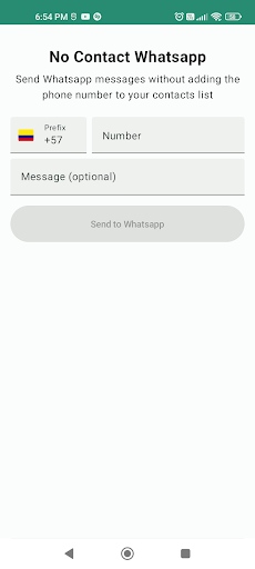 Android application WhatsContact screenshort