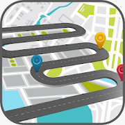 GPS Route Finder & Qibla Direction  Icon