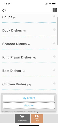Golden Bird Takeaway Screen 3