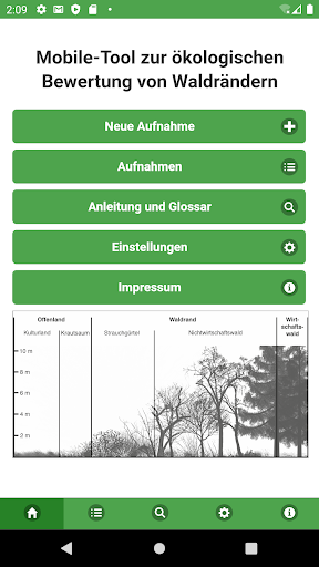 Android application Waldrand screenshort