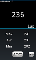 screenshot of Lux Meter