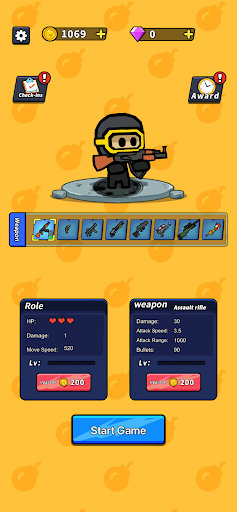 Android application Survival : Zombie.io screenshort