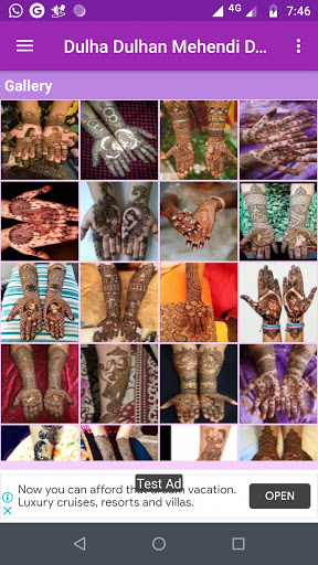 Dulha Dulhan Mehendi Design Screen 2