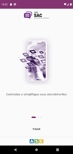 Android application ASC SAC screenshort