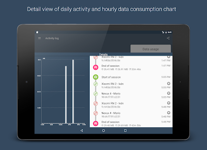 Data Sharing - Tethering Captura de pantalla