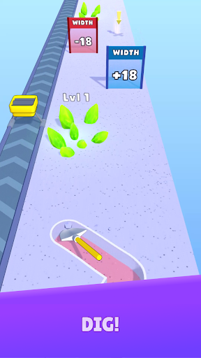 Android application Shovel Run 3D screenshort