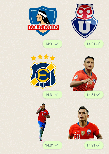 Stickers de Fútbol Chileno Screen 3