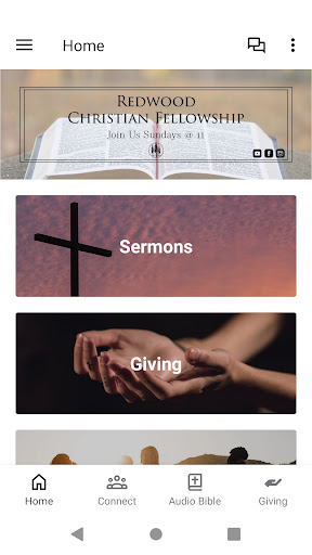 Android application Redwood Christian Fellowship screenshort