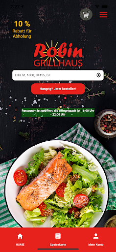 Android application Robin Grillhaus screenshort
