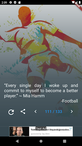 Football - Soccer Quotes Screen 3
