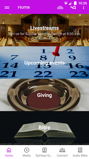 Android application First AME Church Pasadena, CA screenshort